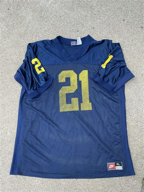 Nike Vintage Michigan Wolverines Football Jersey | Grailed