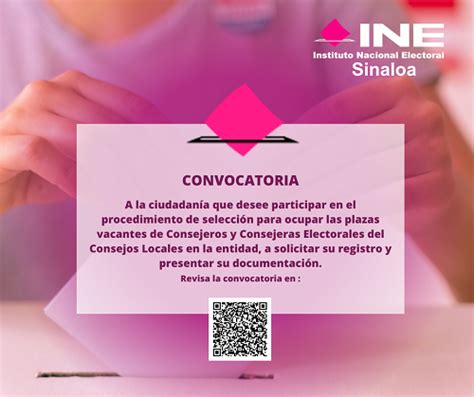 Ine Sinaloa Invita A Participar En La Convocatoria Para Ocupar