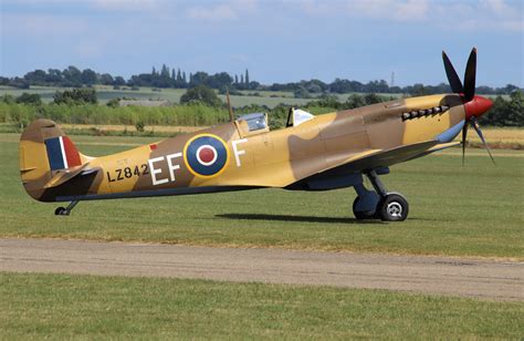 Img Spitfire Ix Lz G Cgzu Duxford June Fi Flickr