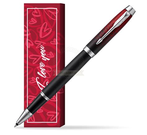 Parker Im Red Ignite Special Edition Rollerball Pen In Cover Love