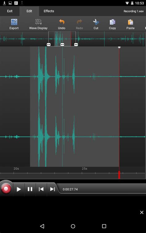 Aplicación Wavepad Audio Editor Free En Amazon Appstore