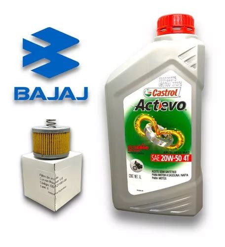 Service Aceite Castrol Filtro Original Rouser 135 150 160