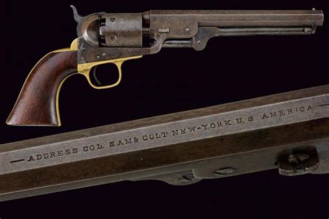 Sold at Auction: A Colt Model 1851 Navy Revolver