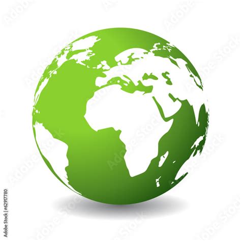 Green Planet Icon Stock Image And Royalty Free Vector Files On