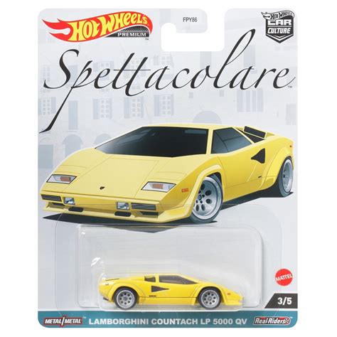 Hot Wheels Premium Car Culture Fahrzeug Lamborghini Countach Lp Qv