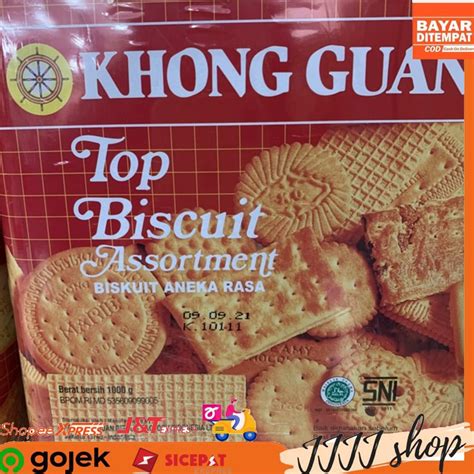 Jual Khong Guan Top Biscuit Assortment Biskuit Kaleng Aneka Rasa Berat