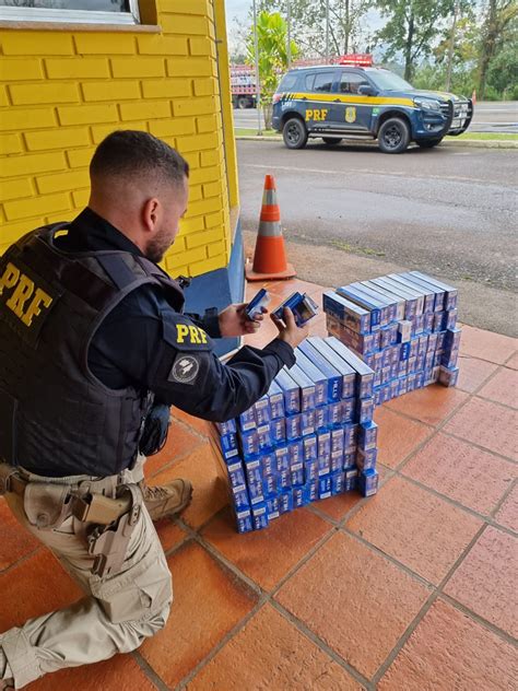 Prf Apreende Mil Maços De Cigarros Contrabandeados Em ônibus De