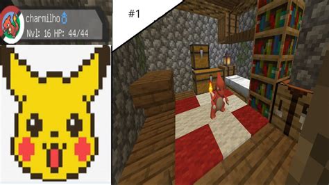 Pixelmon Minecraft O Meu Primeiro Pokemon Youtube