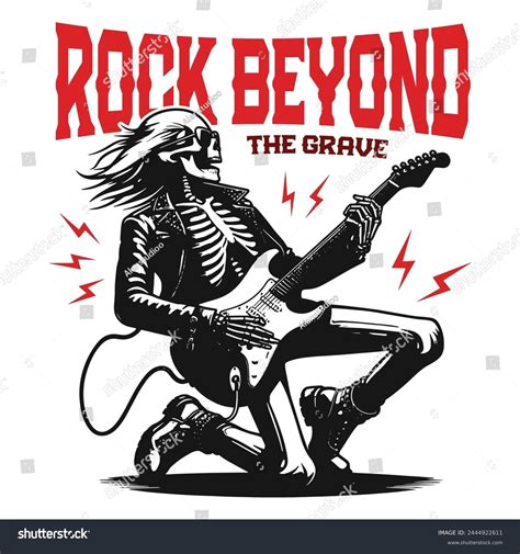 1 440 Skeleton Playing Guitar Stock Vectors And Vector Art Shutterstock