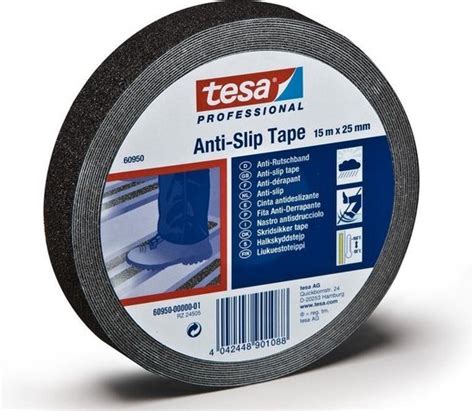 Tesa 60950 00000 00 Anti Sliptape Tesa Professional Zwart L X B 15 M