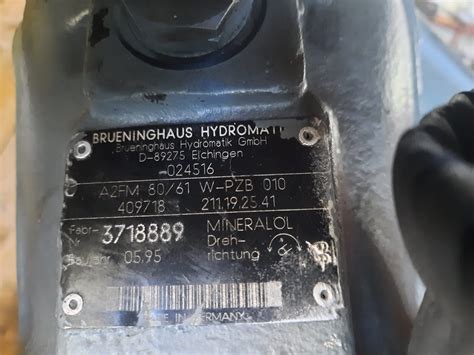 Brueninghaus Hydromatik A2FM Hydraulic Motor And Gearbox Dirtworx