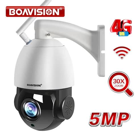 Camhi Caméra De Surveillance Dôme Extérieure Ptz Ip Wifi Hd 5mp 4g