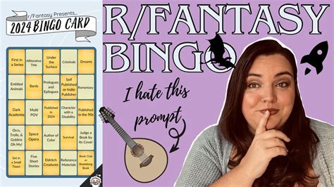 R Fantasy Bingo Tbr Recommendations Youtube