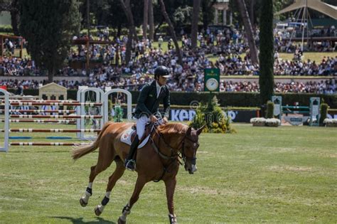 Michael G Duffy IRL At 90 CSIO Roma 2023 Editorial Photography