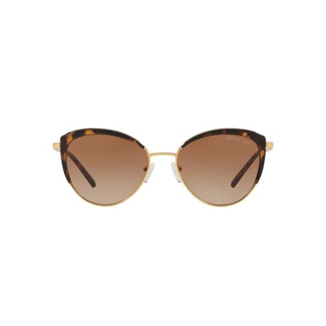 Michael Kors Mk 1046 Key Biscayne 110013 Gold Sunglasses Woman