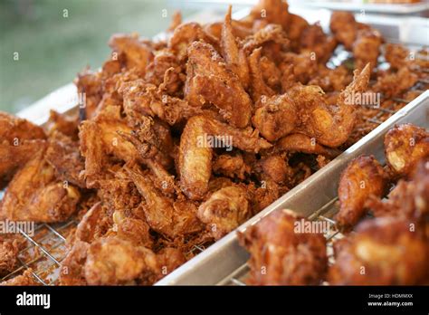 Fried Chicken Wing Hi Res Stock Photography And Images Alamy