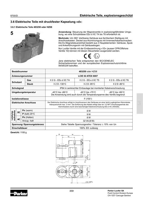 8700/D 3.5.3 Elektrische