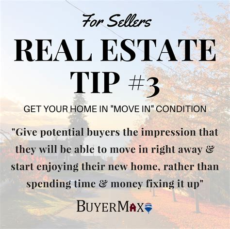 Real Estate Tip For Sellers Buyermax Buyermax Bellingham Re