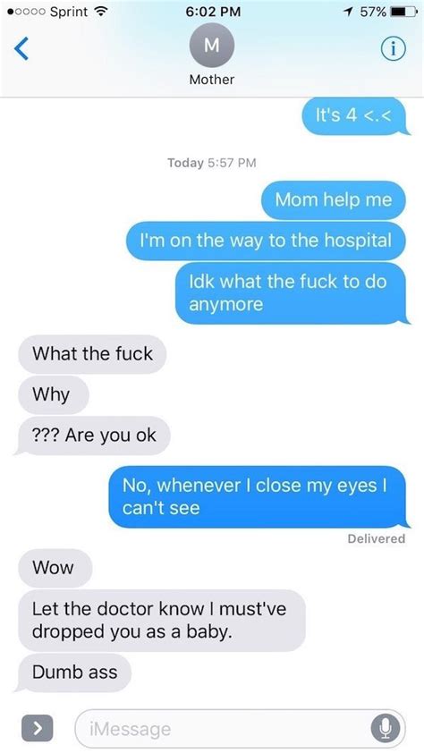 Mothers' Text Responses When Their Sons Tell Them They Were Headed To ...