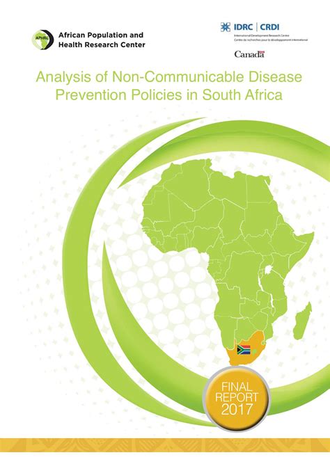 Multi Sectoral Action For Non Communicable Disease Prevention In Sub Saharan Africa Idrc