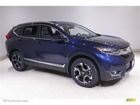 2018 Obsidian Blue Pearl Honda Cr V Touring Awd 141932869 Photo 2 Car Color