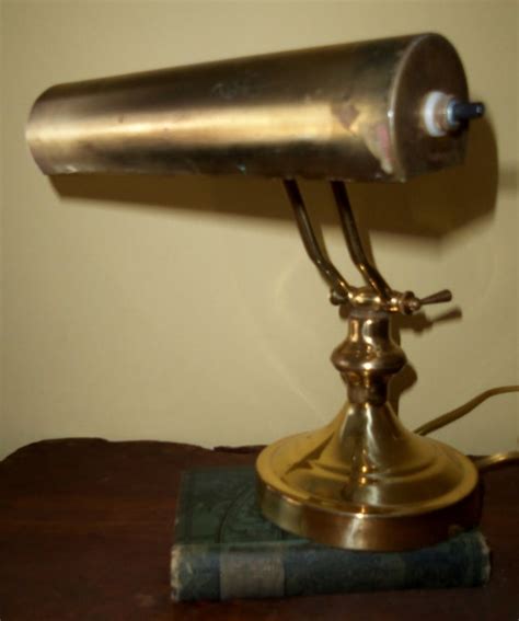 Vintage Brass Piano Lamp