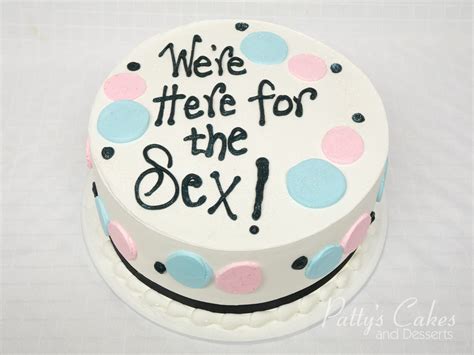 Photo Of A Baby Reveal We Are Here For Sex Cake Patty S Cakes And