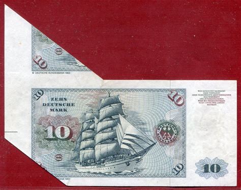 Western Germany FRG Bundesrepublik Deutschland 10 DM Banknote 1980