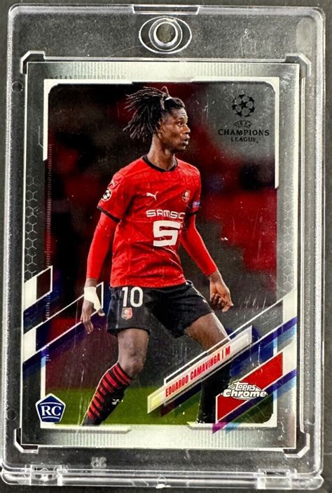 Topps Chrome Uefa Champions League Eduardo Camavinga Rookie