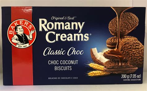 Bakers Romany Creams Classic Choc Coconut Biscuits 200 gms – Trupti Enterprises Inc