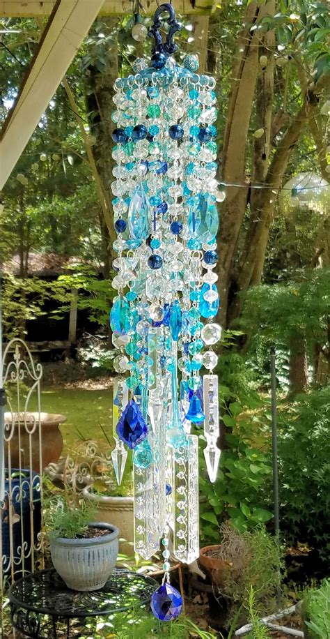 Crystal Wind Chime Antique Crystal Wind Chime Glass Wind Etsy