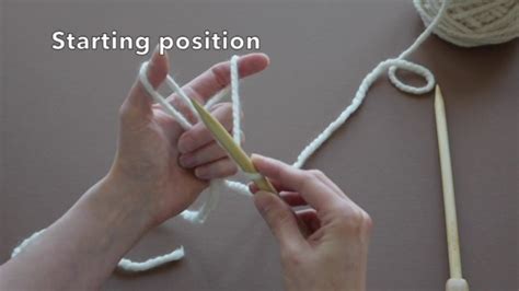 How To Make A Long Tail Cast On In Knitting Youtube