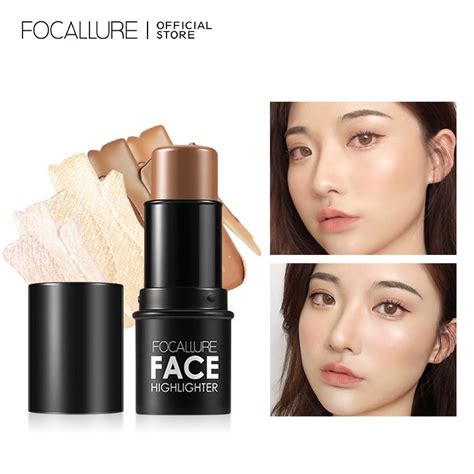 FOCALLURE 4 Colors Highlighter Contour Stick Soft Smooth Naturally ...