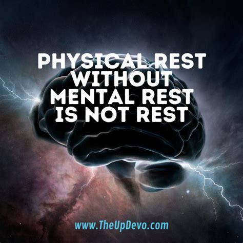 Physical rest without mental rest? (1 1-day invitation) | The Up Devotional