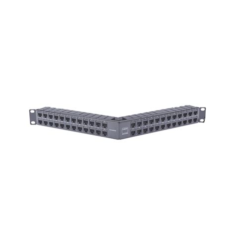 Patch Panel Z MAX de 48 puertos Blindado Modular vacío Angulado