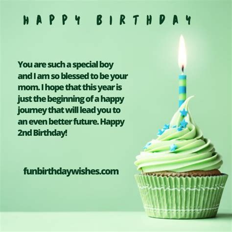 Birthday Message For Two Year Old Son Danni Elfrida