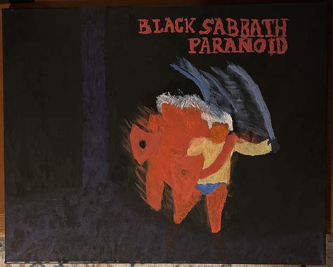 Black Sabbath Paranoid Album Cover