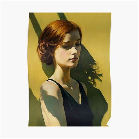 "Shadows and Light Portrait | Digital Artwork Inspired by Edward Hopper ...