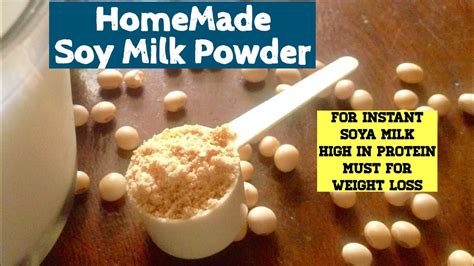 Homemade Soy Milk Powder Recipe How To Make Healthy Soya Bean Milk Powder At Home Youtube