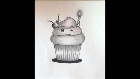 Cupcake Drawing And Shading For Beginnerseasy Drawing For Beginners