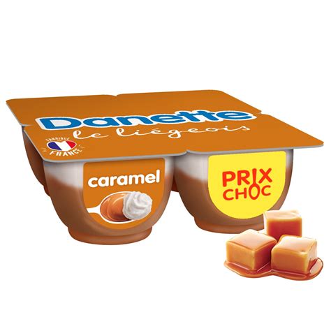 Li Geois Caramel Danette Les Pots De G Prix Carrefour