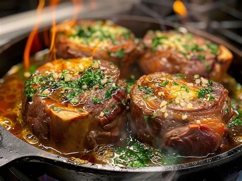 Premium Photo Osso Buco Braised Veal Shanks