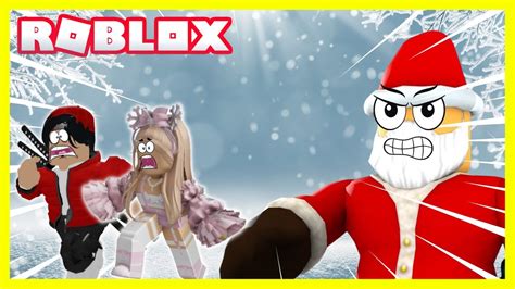 Korkun Noel Babadan Ka I Roblox Escape Santa Obby Youtube