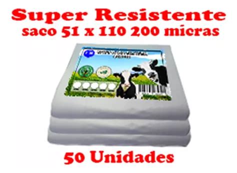 Saco P Silo X Cm Branco Micras Un Cilo Silagem