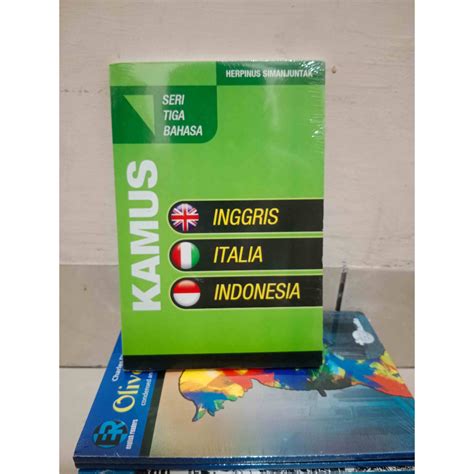 Jual Buku Kamus Seri Tiga Bahasa Inggris Italia Indonesia Shopee