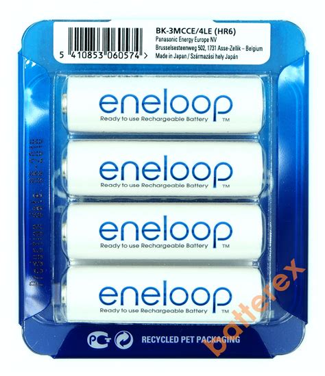 Aa Panasonic Eneloop 2000mah Bk 3mcce 4le Sliding Pack Купить АА