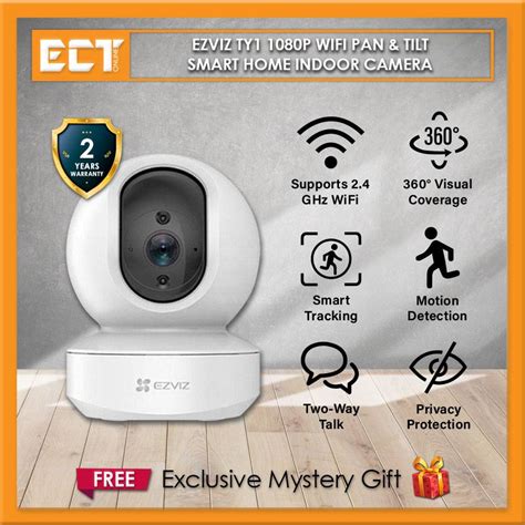 Ezviz TY1 2MP 4MP 360 Panoramic Smart WiFi Pan Tilt Camera With IR