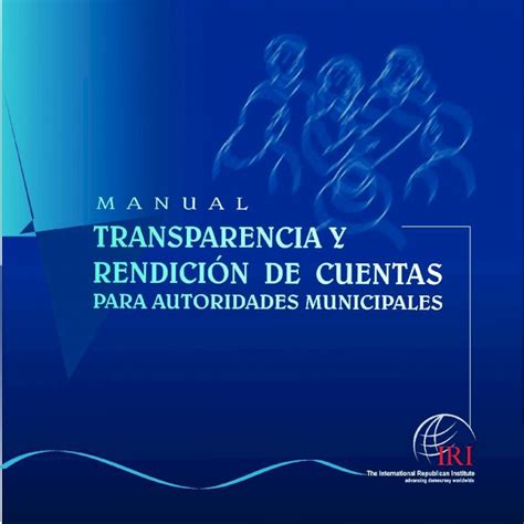 Pdf Manual De Transparencia Y Rendición De Cuentas Dokumen Tips