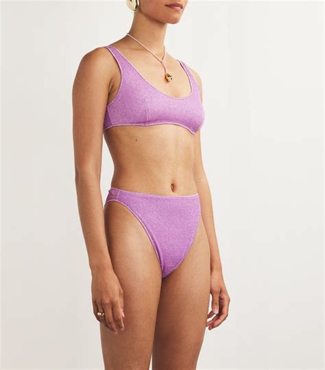 Womens Oséree pink Lumière Sporty 90s Bikini Harrods UK