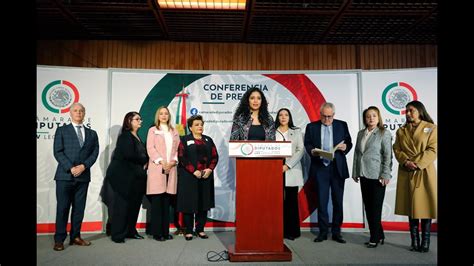 Conferencia De Prensa Diputadas Y Diputados Del Prd Pan Pri Y Mc